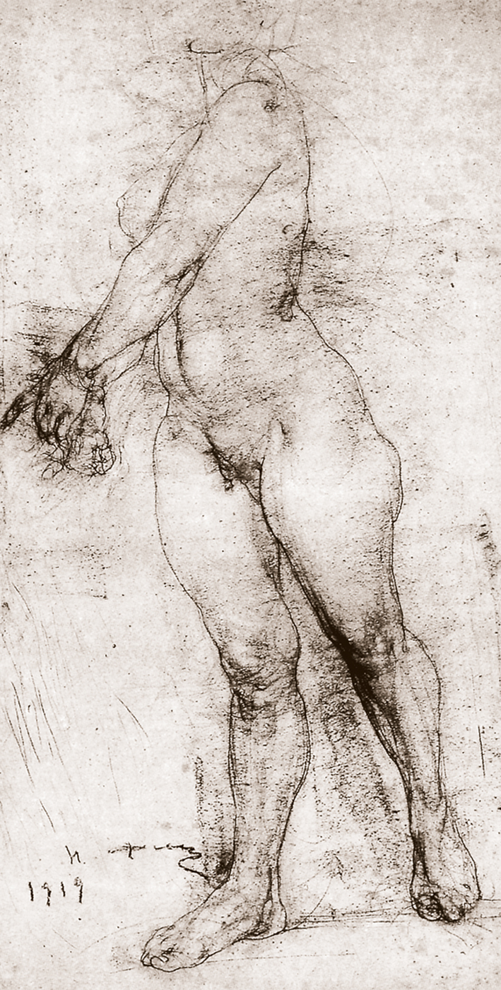  Nicolai Ivanovich Fechin —— 站着的裸女 (4)